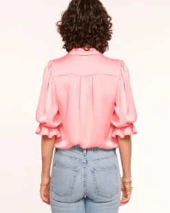 Best Ramy Brook Dina Button Down Bodysuit