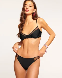 Discount Ramy Brook Ensley Bikini Bottom Black