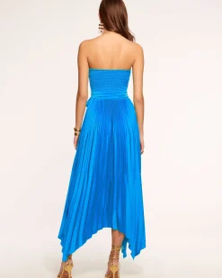 Hot Ramy Brook Fernanda Strapless Midi Dress Pinotnoir