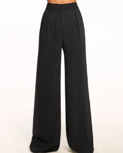 Online Ramy Brook Gaius Wide Leg Trouser Blackstripe