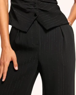 Online Ramy Brook Gaius Wide Leg Trouser Blackstripe