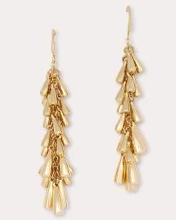 Hot Ramy Brook Gena Cluster Earrings Gold