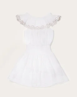 Discount Ramy Brook Girls Cynthia Ruffle Mini Dress Ivory