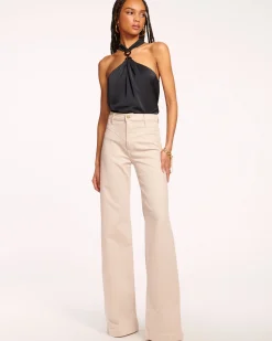 Discount Ramy Brook Harmoni High-Rise Yoke Front Jean Bone
