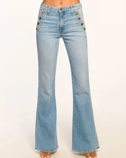 Fashion Ramy Brook Helena High-Rise Flare Jean