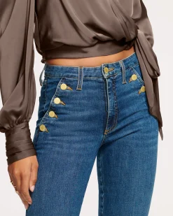 Fashion Ramy Brook Helena High-Rise Flare Jean