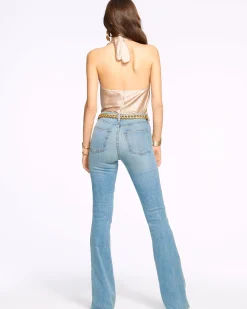 Fashion Ramy Brook Helena High-Rise Flare Jean