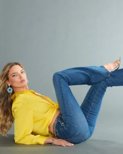 Fashion Ramy Brook Helena High-Rise Flare Jean