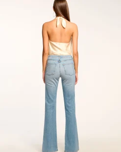 Fashion Ramy Brook Helena High-Rise Flare Jean