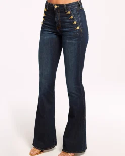 Fashion Ramy Brook Helena High-Rise Flare Jean