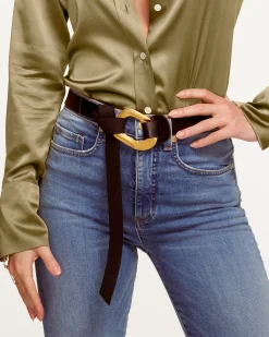 Clearance Ramy Brook Ines Leather Tie Belt