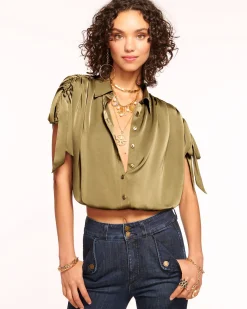 Online Ramy Brook Jacinta Button Down Top