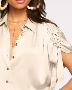 Online Ramy Brook Jacinta Button Down Top