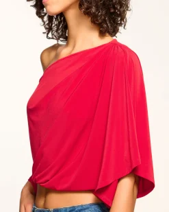 Online Ramy Brook Jamila Off-The-Shoulder Top Ruby