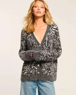Discount Ramy Brook Jelena V-Neck Cardigan Sweater