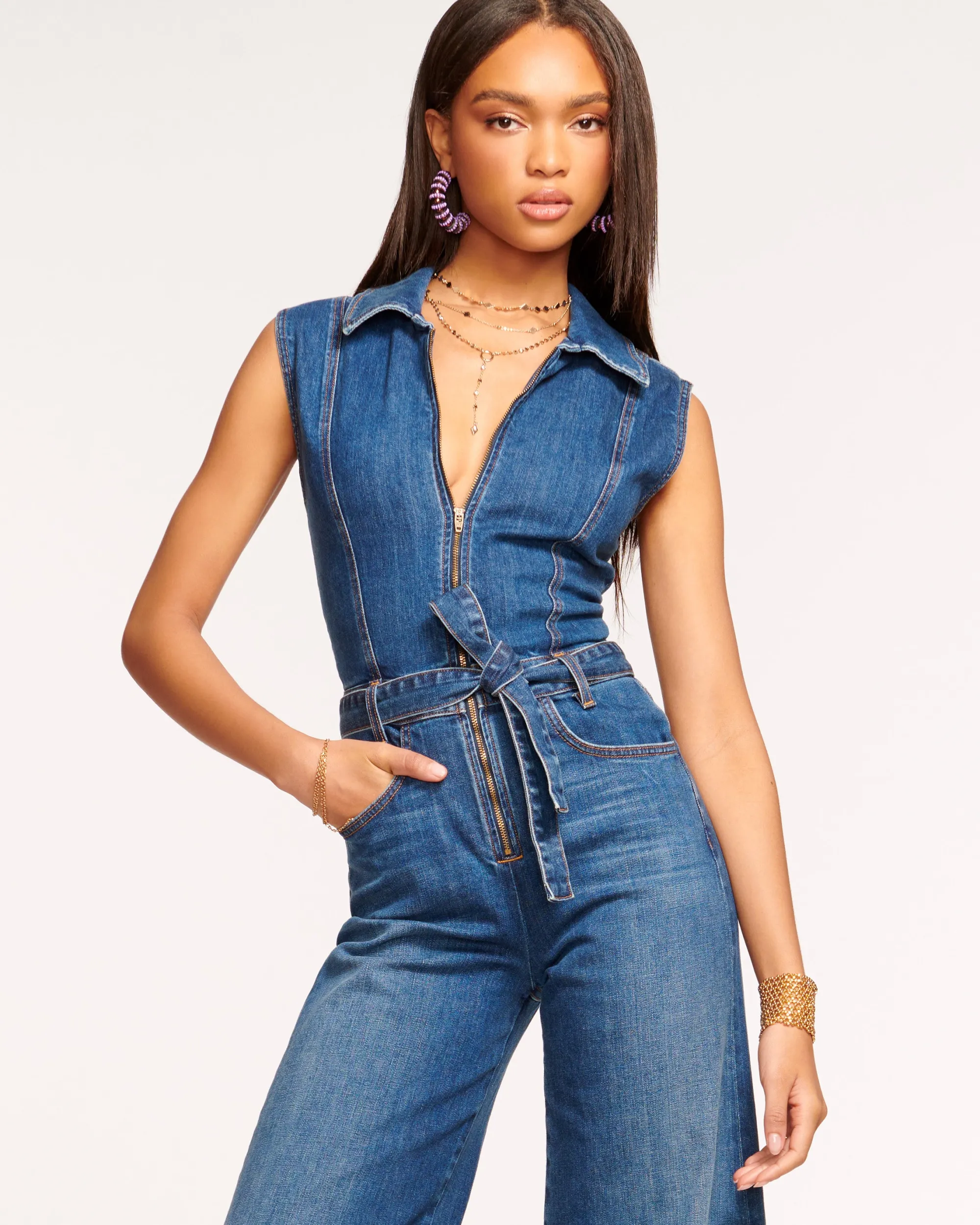 Hot Ramy Brook Jemma Denim Jumpsuit