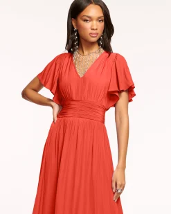 Hot Ramy Brook Joanie Short Sleeve Maxi Dress