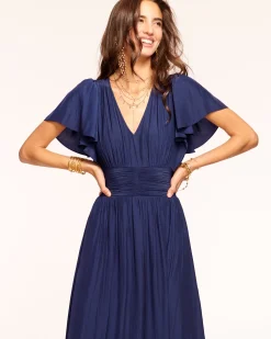 Hot Ramy Brook Joanie Short Sleeve Maxi Dress