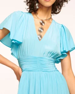 Hot Ramy Brook Joanie Short Sleeve Maxi Dress