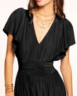 Hot Ramy Brook Joanie Short Sleeve Maxi Dress