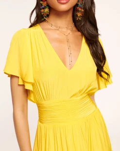 Hot Ramy Brook Joanie Short Sleeve Maxi Dress