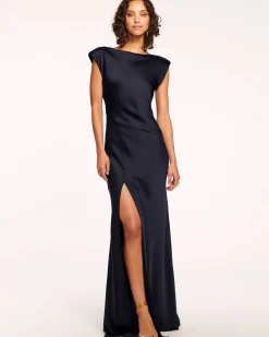 Sale Ramy Brook Joanna Cowl Back Gown