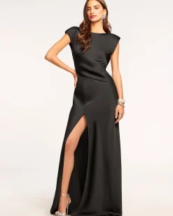 Sale Ramy Brook Joanna Cowl Back Gown