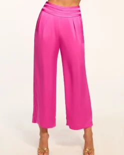 New Ramy Brook Joss Cropped Wide Leg Pant