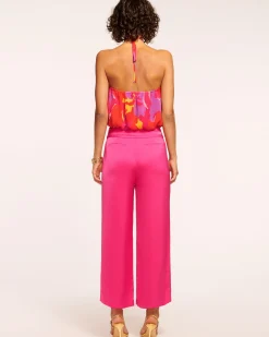 New Ramy Brook Joss Cropped Wide Leg Pant