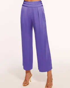 New Ramy Brook Joss Cropped Wide Leg Pant