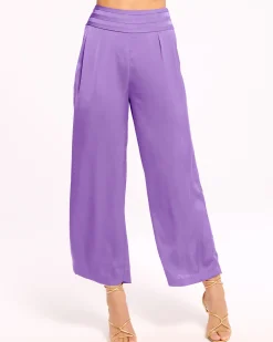 New Ramy Brook Joss Cropped Wide Leg Pant