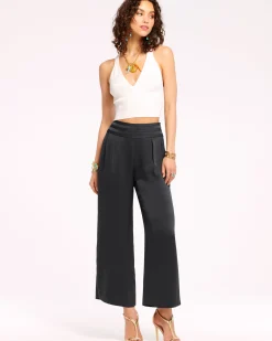 New Ramy Brook Joss Cropped Wide Leg Pant