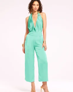 New Ramy Brook Joss Cropped Wide Leg Pant