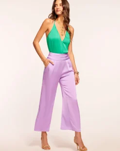 New Ramy Brook Joss Cropped Wide Leg Pant