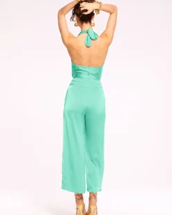 New Ramy Brook Joss Cropped Wide Leg Pant