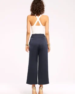New Ramy Brook Joss Cropped Wide Leg Pant