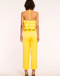 New Ramy Brook Joss Cropped Wide Leg Pant