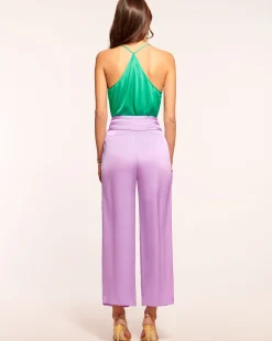 New Ramy Brook Joss Cropped Wide Leg Pant