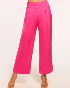 New Ramy Brook Joss Cropped Wide Leg Pant