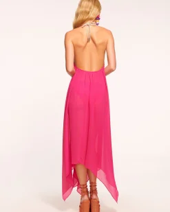 Outlet Ramy Brook Joyce Coverup Maxi Dress Perfectpink