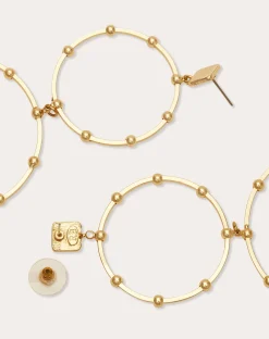 Clearance Ramy Brook Kairi Stacked Hoop Earrings Gold