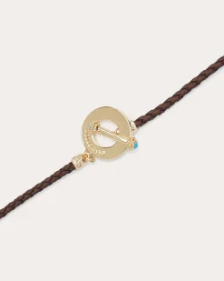 Discount Ramy Brook Kenna Choker Charm Necklace Brown