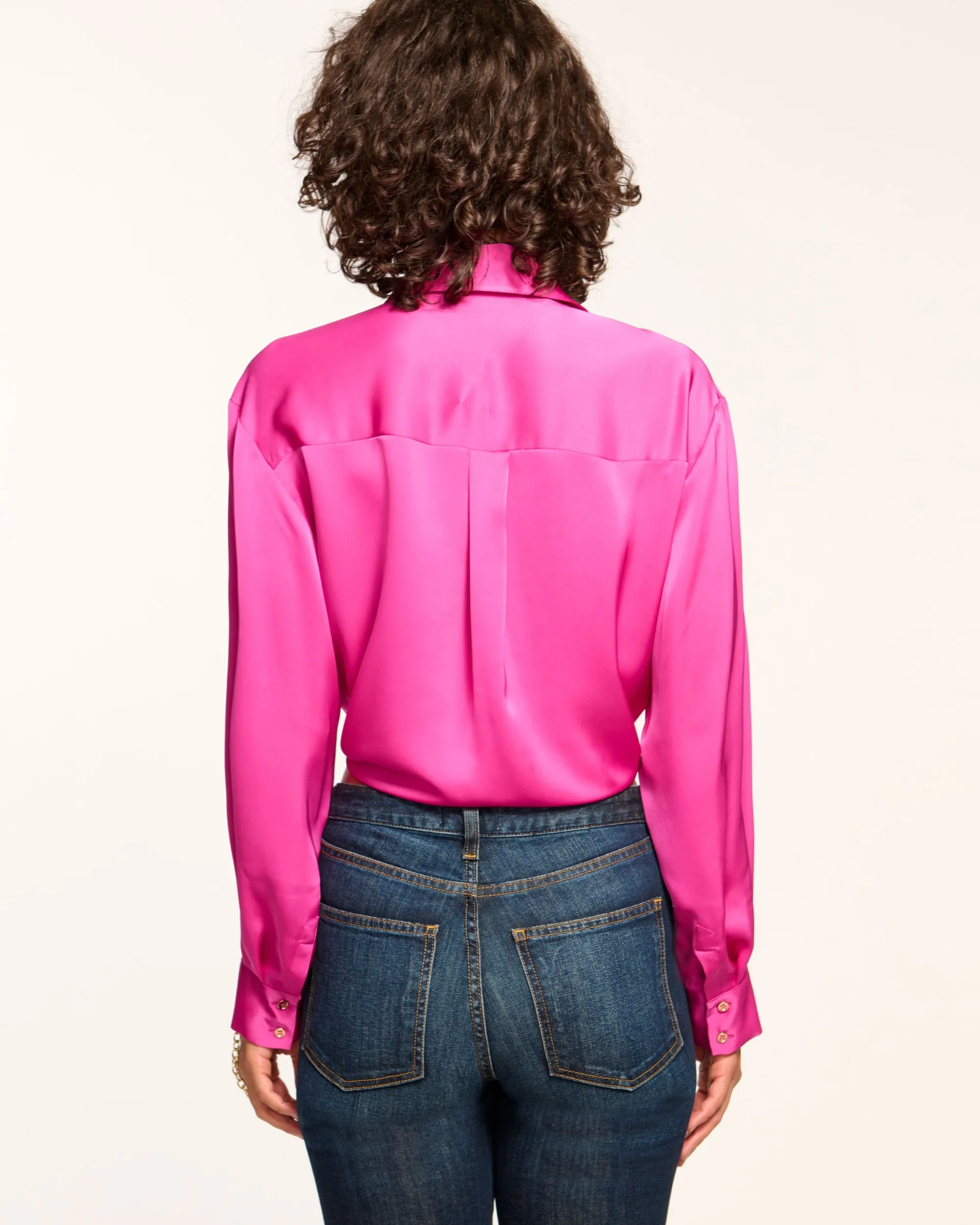 Sale Ramy Brook Kolby Oversized Button Down Blouse