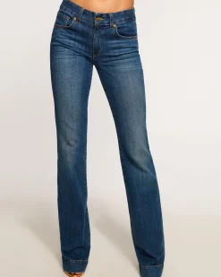 Sale Ramy Brook Kyle Low Rise Flare Jean Mediumwash