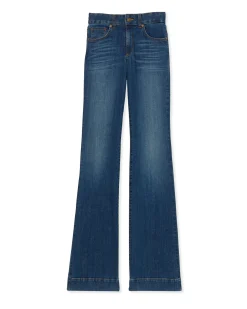 Sale Ramy Brook Kyle Low Rise Flare Jean Mediumwash