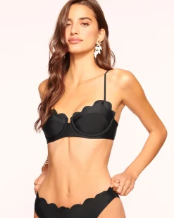 Best Ramy Brook Leyla Scalloped Underwire Bikini Top Perfectpink