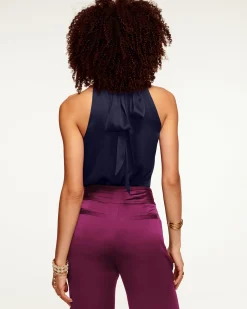 Clearance Ramy Brook Lori Silk High Neck Tank Top