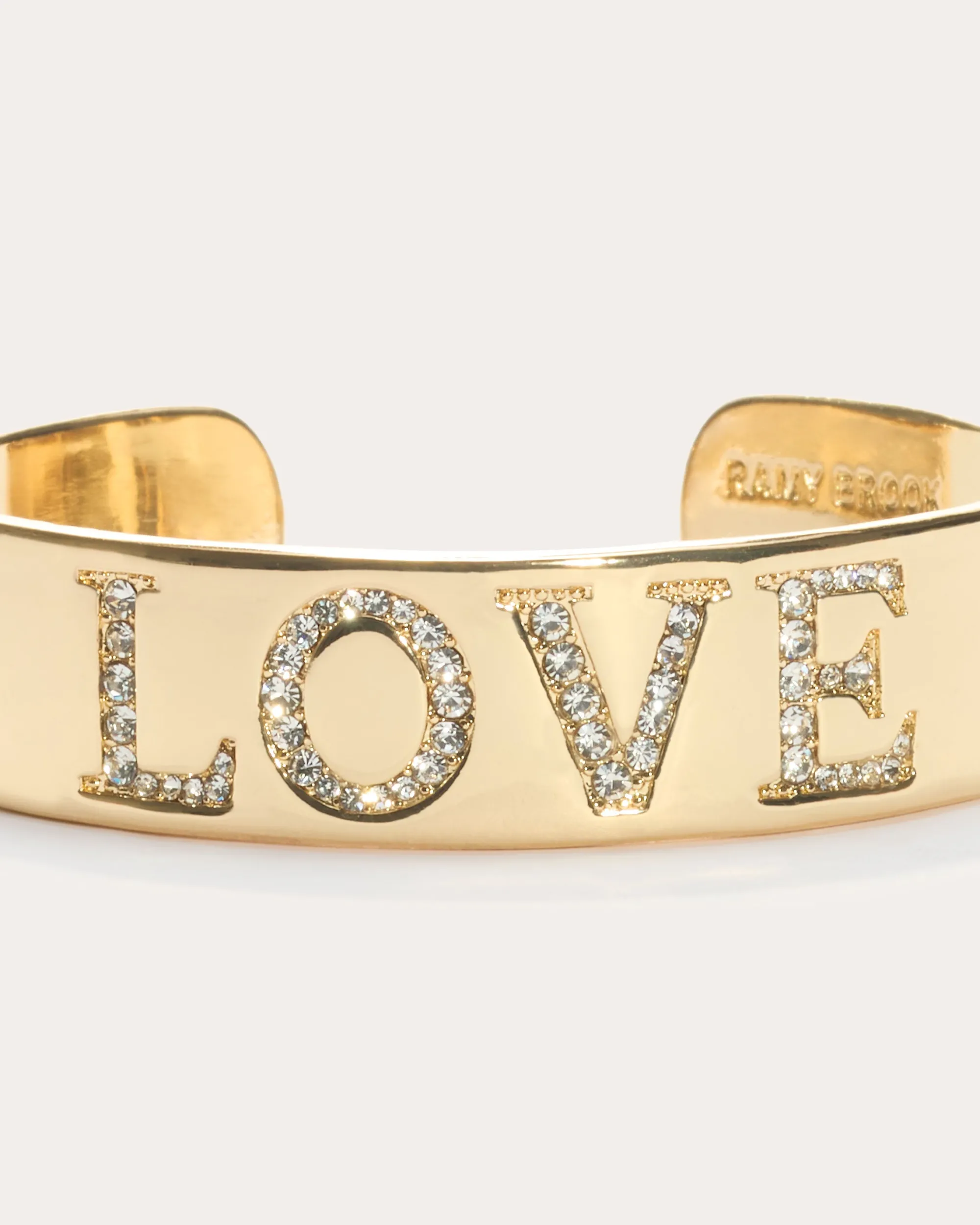 Outlet Ramy Brook Love Statement Cuff Bracelet Gold