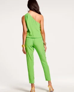Sale Ramy Brook Lulu One Shoulder Jumpsuit Navy