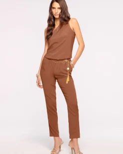 Sale Ramy Brook Lulu One Shoulder Jumpsuit Navy